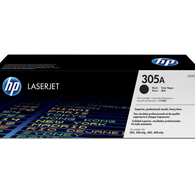 Cartucho De Tóner Hp 305a Negro Laserjet Original Ce410a Pcexpress