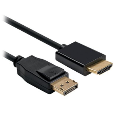 Cable de Video BRobotix 014196 - DisplayPort a HDMI - 1.8 Mts
