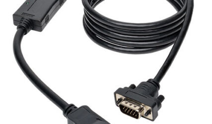 Cable Tripp Lite - DisplayPort - VGA - 3.05 Mts - Macho - Negro